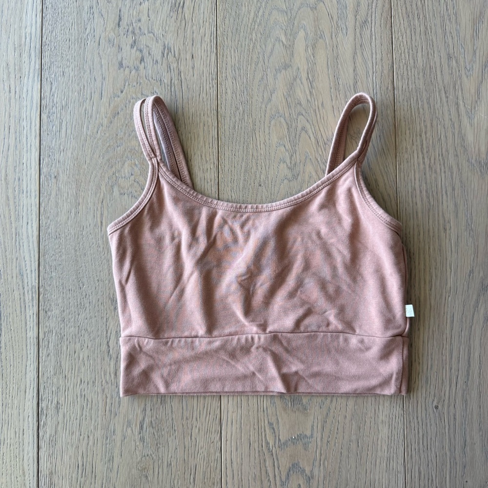 Jax & Lennon Co Women's Sports Bra in neutral pink